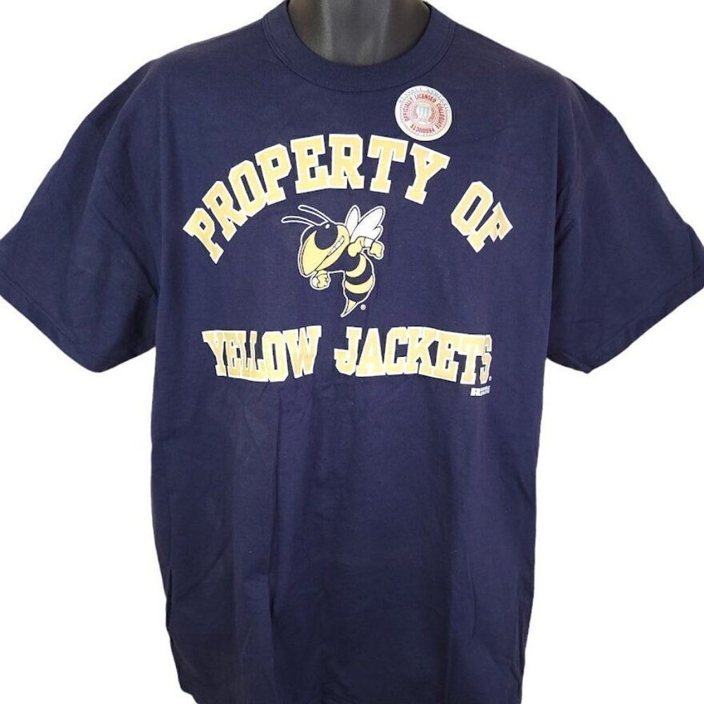Georgia Tech Yellow Jackets T Shirt Vintage 90s NCAA University Made In USA Mens